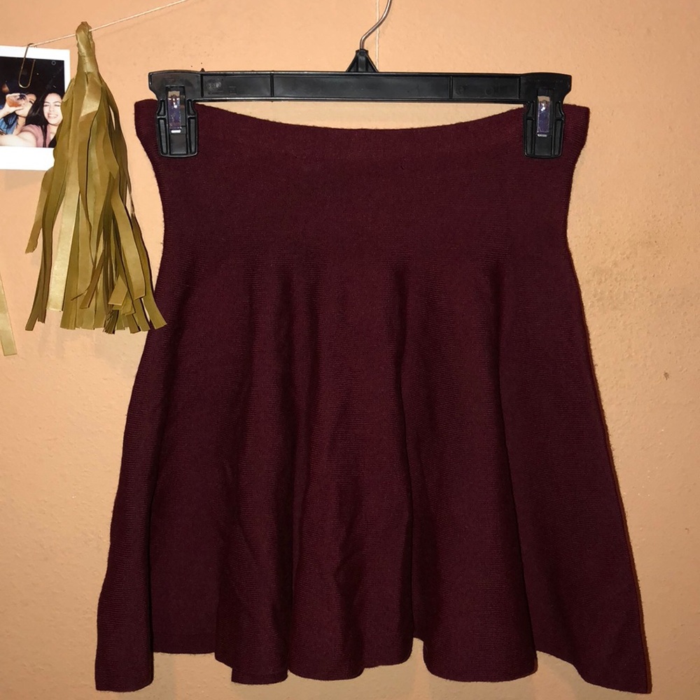 Burgundy Skirt in Small!
